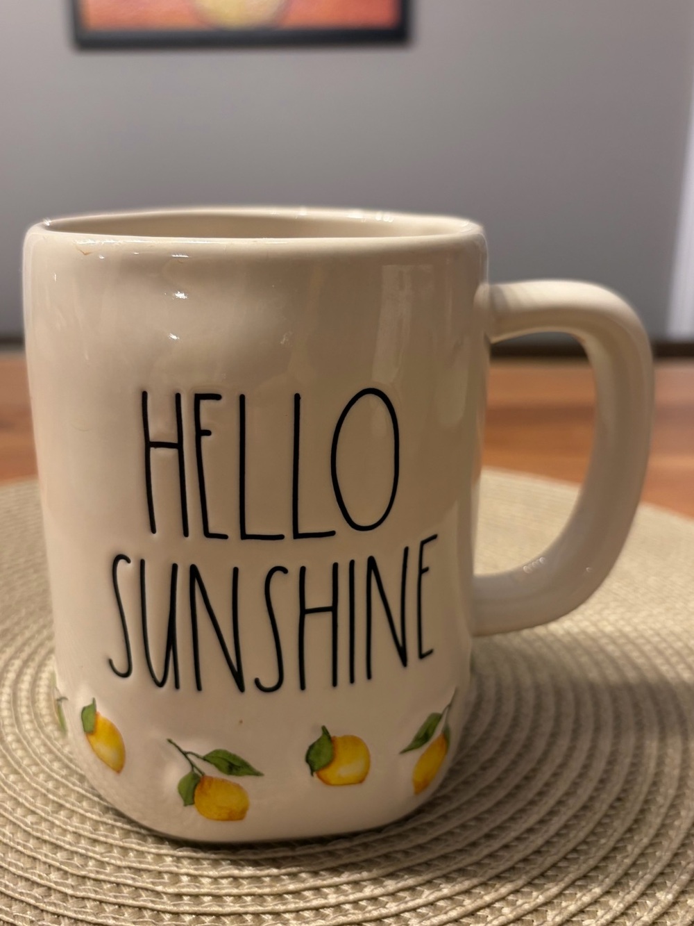 2/$30⚡️- HOME | Rae Dunn “Hello Sunshine🍋” mug